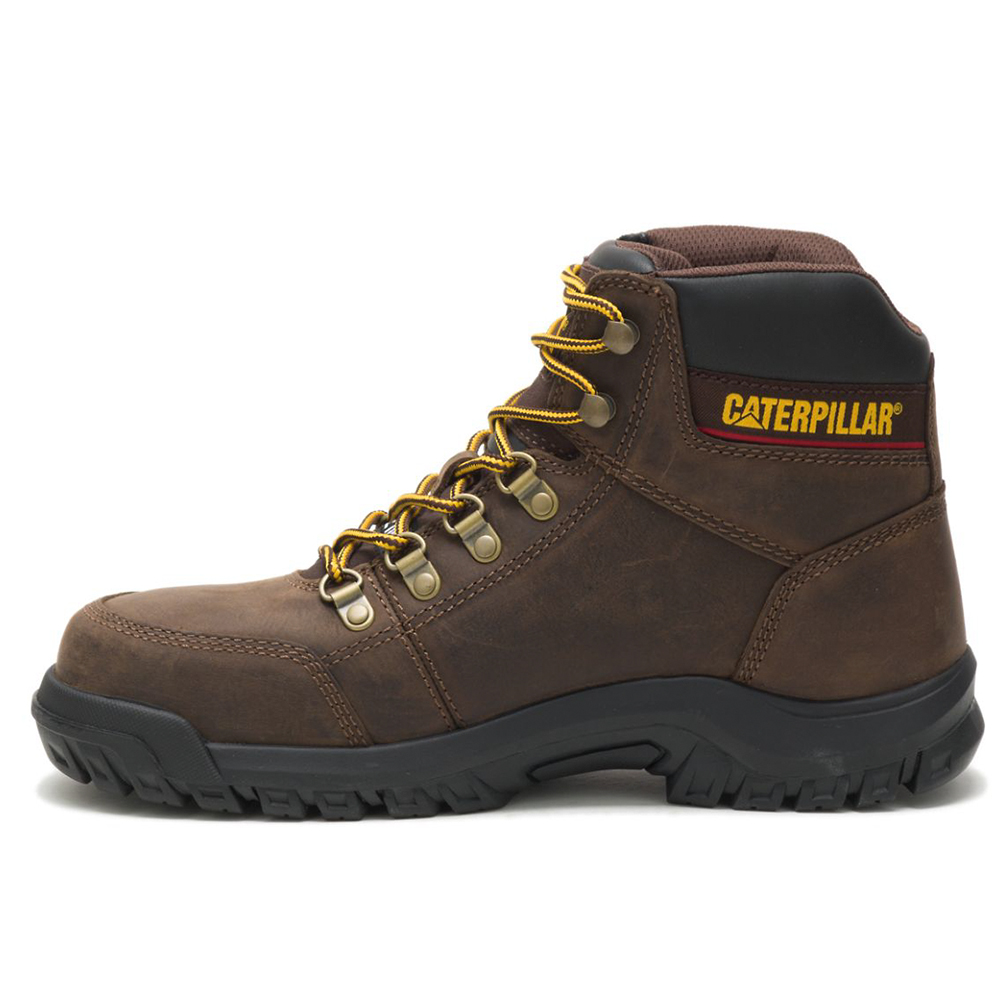 CAT Men's Work Boots with Outline Steel Toe from GME Supply